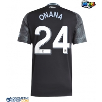 Moški Nogometni dresi Aston Villa Amadou Onana #24 Gostujoči 2025-26 Kratek Rokav